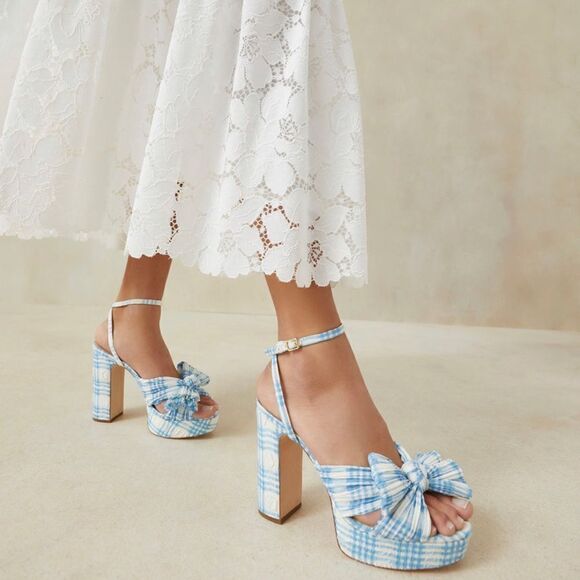 Loeffler Randall Natalia Knotted Platform Sandals size 8.5 - Picture 2 of 13